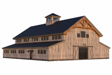 60' x 72' Nantucket Event Barn Kit