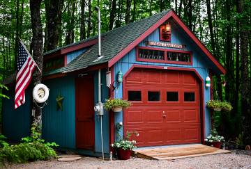 12' x 30' Victorian Carriage House Garage, East Baldwin, ME