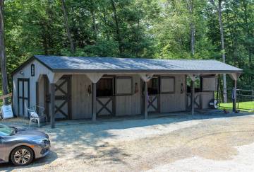 12' x 40' Rancher Horse Barn, Bridgewater, CT