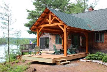 12' x 16' Bridger Timber Frame Pavilion, Union, CT