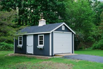 12' x 20' Classic Cape Garage, Rockville, CT