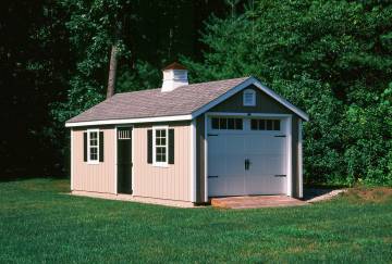 12' x 24' Classic Cape Garage, Suffield, CT