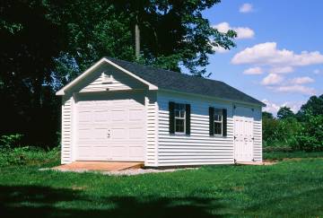 12' x 24' Traditional Cape Garage, Ellington, CT