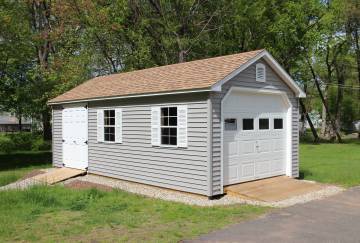 12' x 24' Traditional Cape Garage, East Hartford, CT
