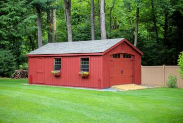 14' x 24' Classic Cape Garage, Southampton, MA