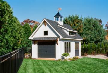 14' x 24' Modern Farmhouse Grand Victorian Garage, Ellington, CT