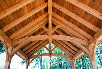 14' x 24' Teton Timber Frame Pavilion, Oxford, CT