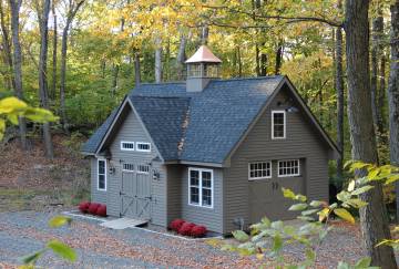 16' x 26' Grand Victorian Cape Garage, Durham, CT