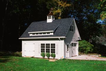 18' x 24' Grand Victorian Cape Garage, Granby, CT