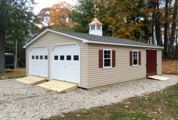 24' x 28' Classic Craftsman Garage, Columbia, CT