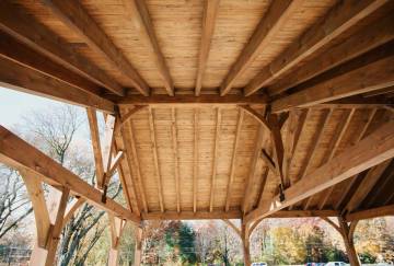 30' x 64' Bitterroot Timber Frame Pavilion, Springfield, MA