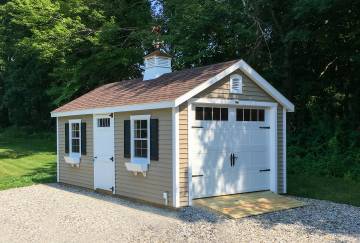 12' x 20' Classic Cape Garage, North Salem, NY