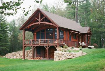 1,040 sq. ft. Timber Frame Home, Tolland, CT