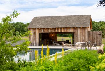 20' x 32' Timber Frame Pool House, Hamilton, MA