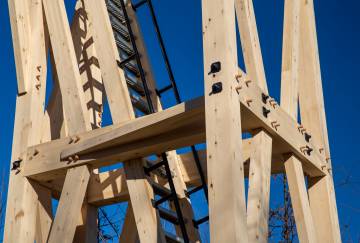 24' Timber Frame Observation Tower, Greenwich, CT