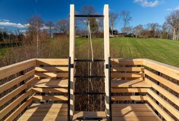 24' Timber Frame Observation Tower, Greenwich, CT