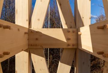 24' Timber Frame Observation Tower, Greenwich, CT