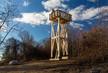 24' Timber Frame Observation Tower, Greenwich, CT