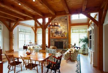 2,600 sq. ft. Timber Frame Barn Home, New Canaan, CT