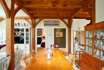 2,600 sq. ft. Timber Frame Barn Home, New Canaan, CT