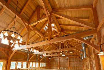 32' x 50' Timber Frame Barn, Wilton, CT