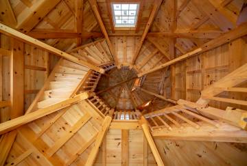 42' Timber Frame Water Tower, Stonington, CT