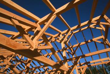 80' x 120' Timber Frame Barn, Hopkinton, NH