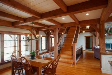 3,800 sq. ft. Timber Frame Home, Tolland, CT