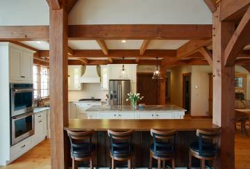 3,800 sq. ft. Timber Frame Home, Tolland, CT