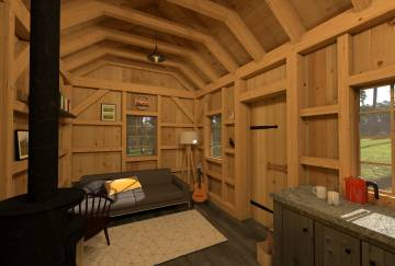 Trapper’s Cabin Interior