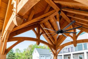 12' x 14' Teton Timber Frame Pavilion, Somers, CT