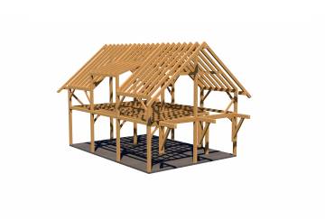 Rangeley Barn Home Kit Frame