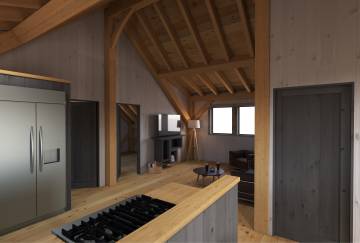 Rangeley Barn Home Interior