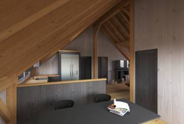 Rangeley Barn Home Interior