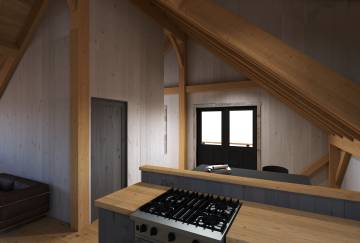 Rangeley Barn Home Interior