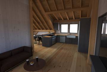 Rangeley Barn Home Interior