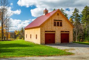 30' x 40' Plymouth Carriage Barn, Weston, VT