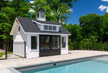 12' x 16' Modern Farmhouse Carriage House, Burlington, CT