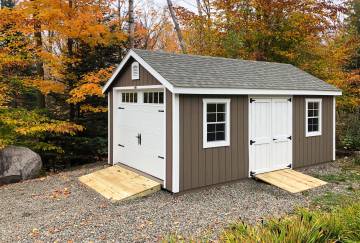 12' x 20' Classic Cape Garage, Bethlehem, NH