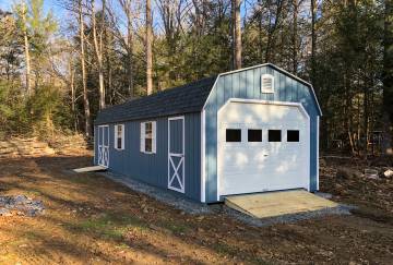 12' x 34' Traditional Dutch Garage, WIllington, CT