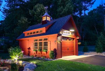 14' x 24' Grand Victorian Cape Garage, Vernon, CT