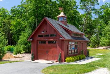 14' x 24' Grand Victorian Cape Garage, Burlington, CT