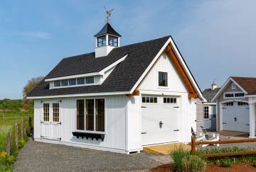 14' x 24' Grand Victorian Cape Garage, Ellington, CT