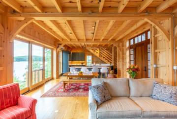 1,650 sq. ft. Timber Frame Home, Union, CT
