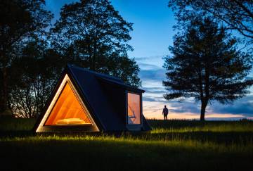 12' x 18' A-Frame Cabin, Ellington, CT