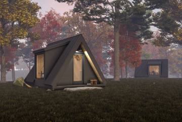 12' x 18' A-Frame Cabin