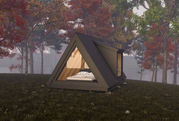12' x 18' A-Frame Cabin