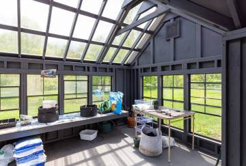 10' x 16' Elite Greenhouse Interior