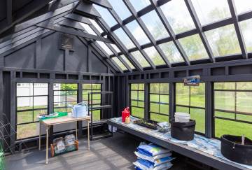 10' x 16' Elite Greenhouse Interior