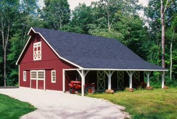 36' x 48' Belmont Saratoga Barn, Sutton, MA
